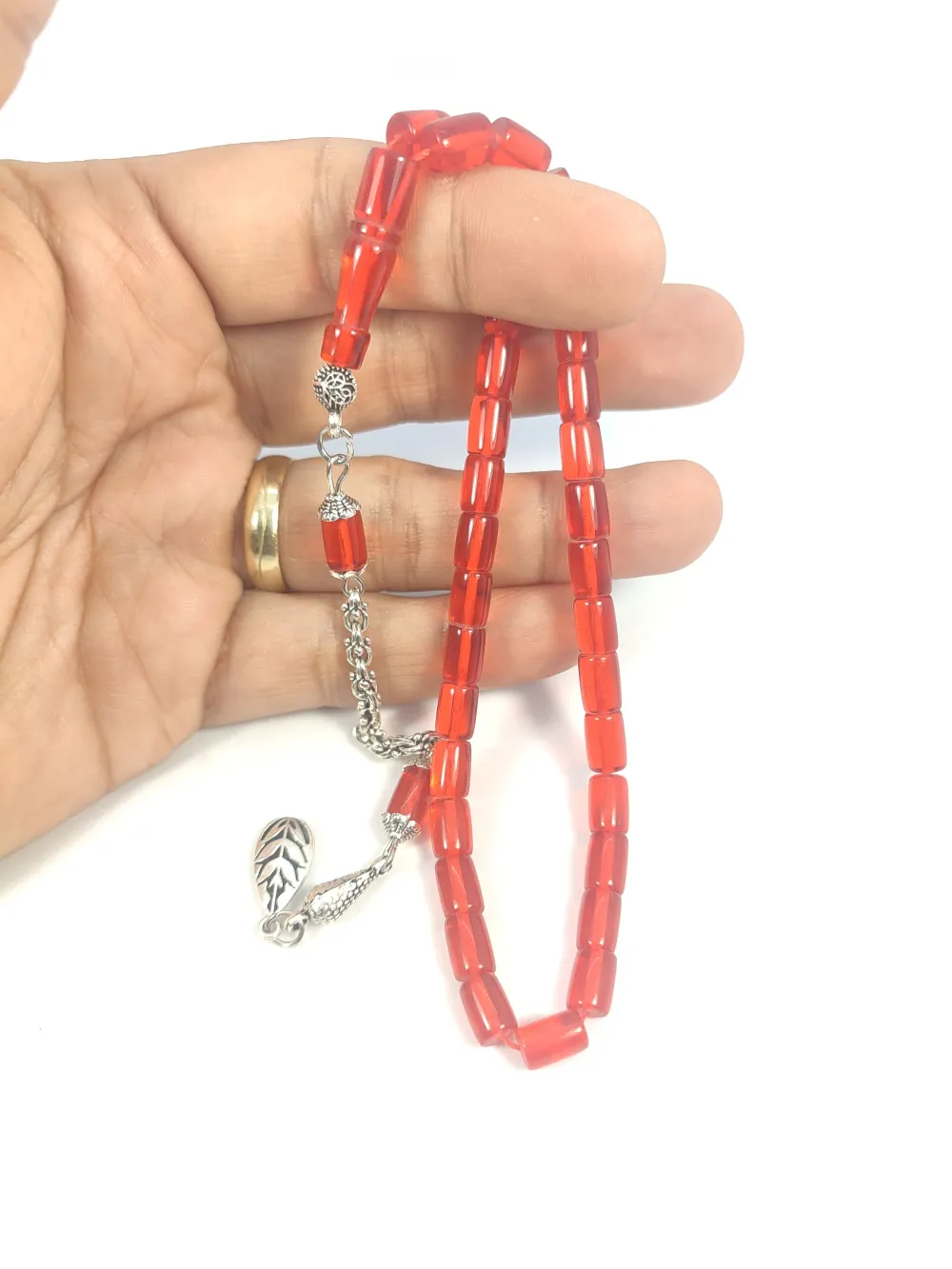 Şevket Alkan Usta Eseri̇ Alman Gümüş Püsküllü Aykırı Renk El Boy Uçak Camı küçük resim 4