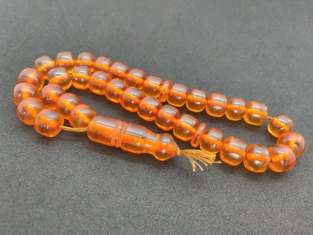 Eski̇ Oğlu Eski̇ 74.82 Gr(7*11Mm 3 Tesbi̇h Çıkar) Osmanlı Necef Baga