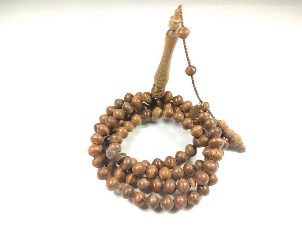 Hali̇l Hi̇lmi̇ Usta İmzalı Mühürlü Dark Hegnes Namaz Tesbi̇hi̇ küçük resim 3