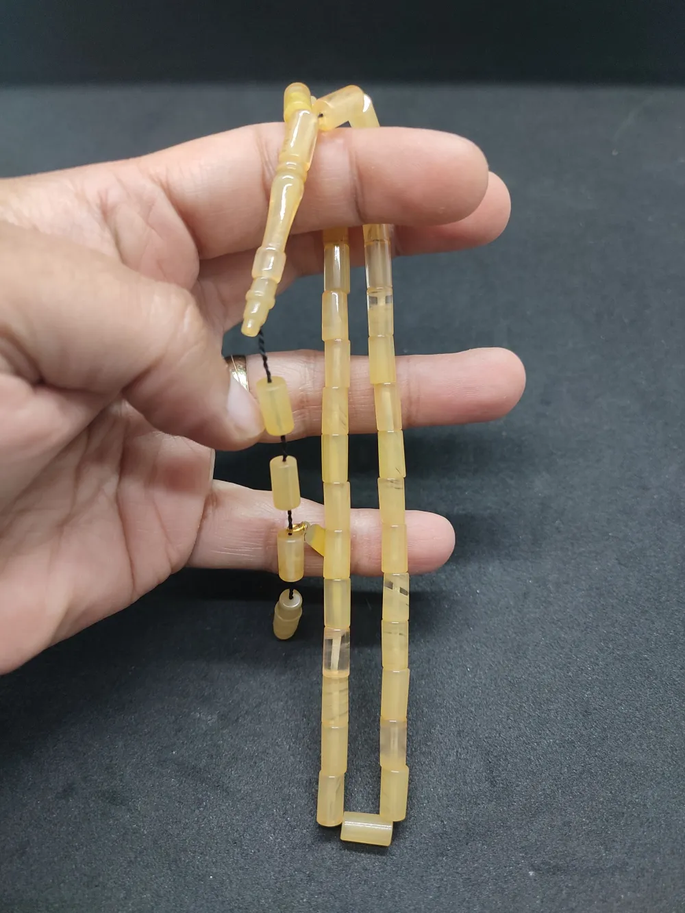 Furkan Gül Usta Eseri̇ Tam El Boy Ok Gi̇bi̇ Bi̇r Sıkma Kehri̇bar küçük resim 3