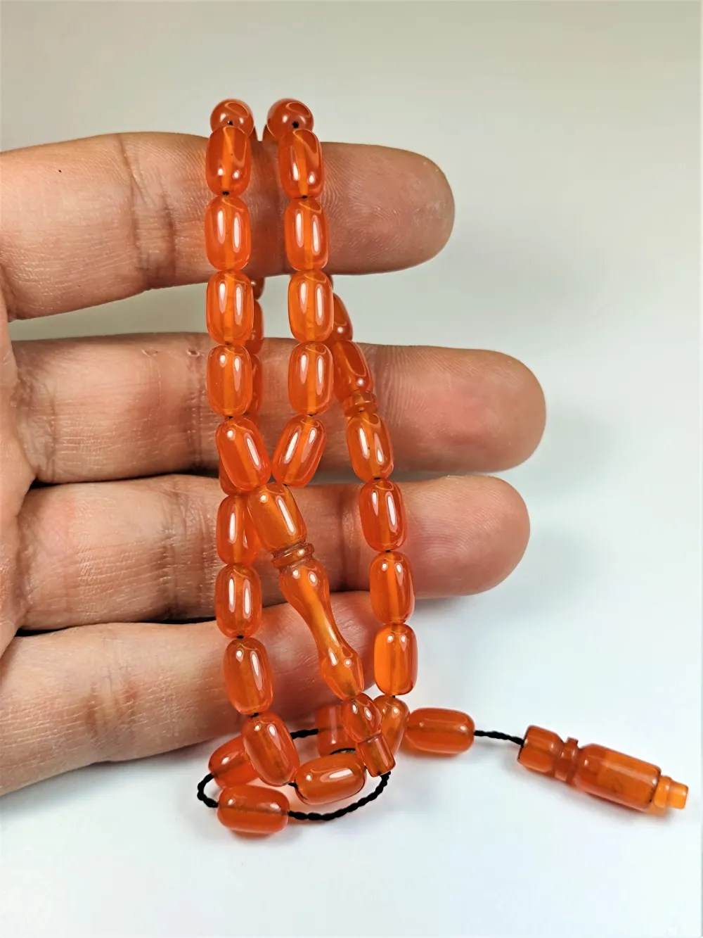 Mehmet Sancaktar Usta İşi̇ İmzalı Mühürlü Zar Kehri̇bar küçük resim 4