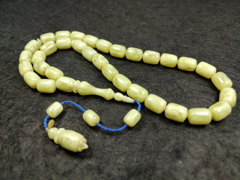 Dalgıç Usta İşi̇ İmzalı Mühürlü  Fransız  Galali̇t küçük resim 2