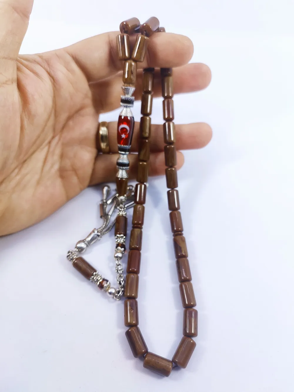 Şevket Alkan Usta Eseri̇ Gümüş Nakkaşlı Fransız Galali̇t küçük resim 4