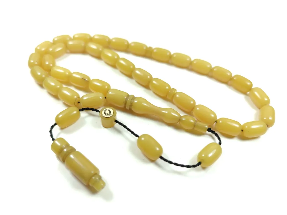 Mesut Elma Usta İşi̇ İmzalı Mühürlü  Sıkma Kehri̇bar