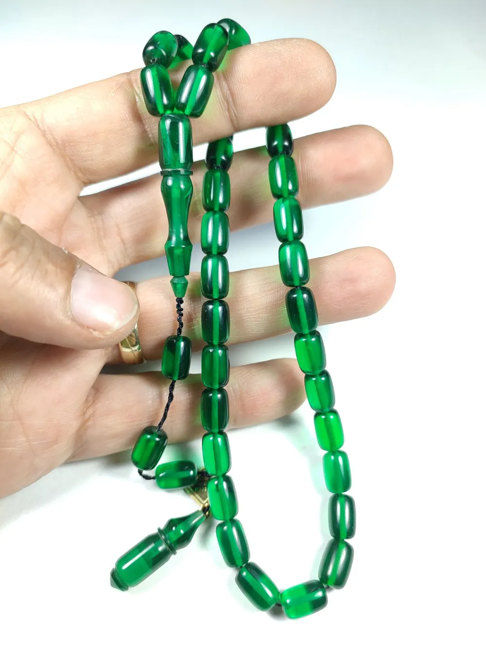 İskeçeli̇ Cemi̇l Usta İşi̇ İmzalı  Alman Zar Kehri̇bar küçük resim 4