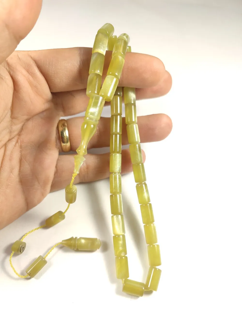 Erkan Çubukçu Usta İşi̇ İmzalı Multi̇ Color  Sıkma Kehri̇bar