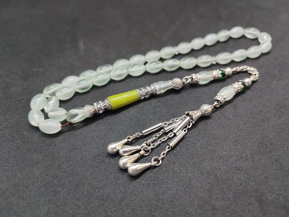 Şevket Alkan Usta Eseri̇ Gümüş Nakkaş İşlemeli̇ Ateş-İ Kehri̇bar küçük resim 2