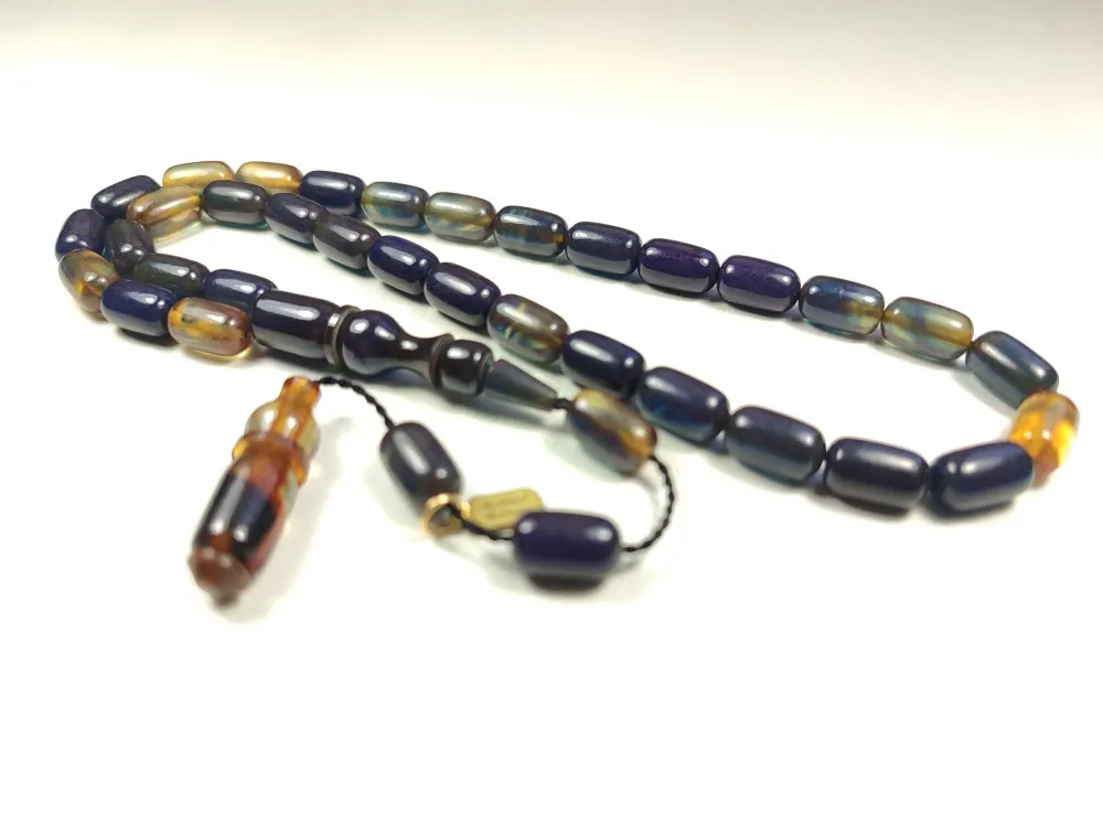 Mehmet Mercan Usta Eseri̇ İmzalı Aykırı Renk Sıkma Kehri̇bar küçük resim 3