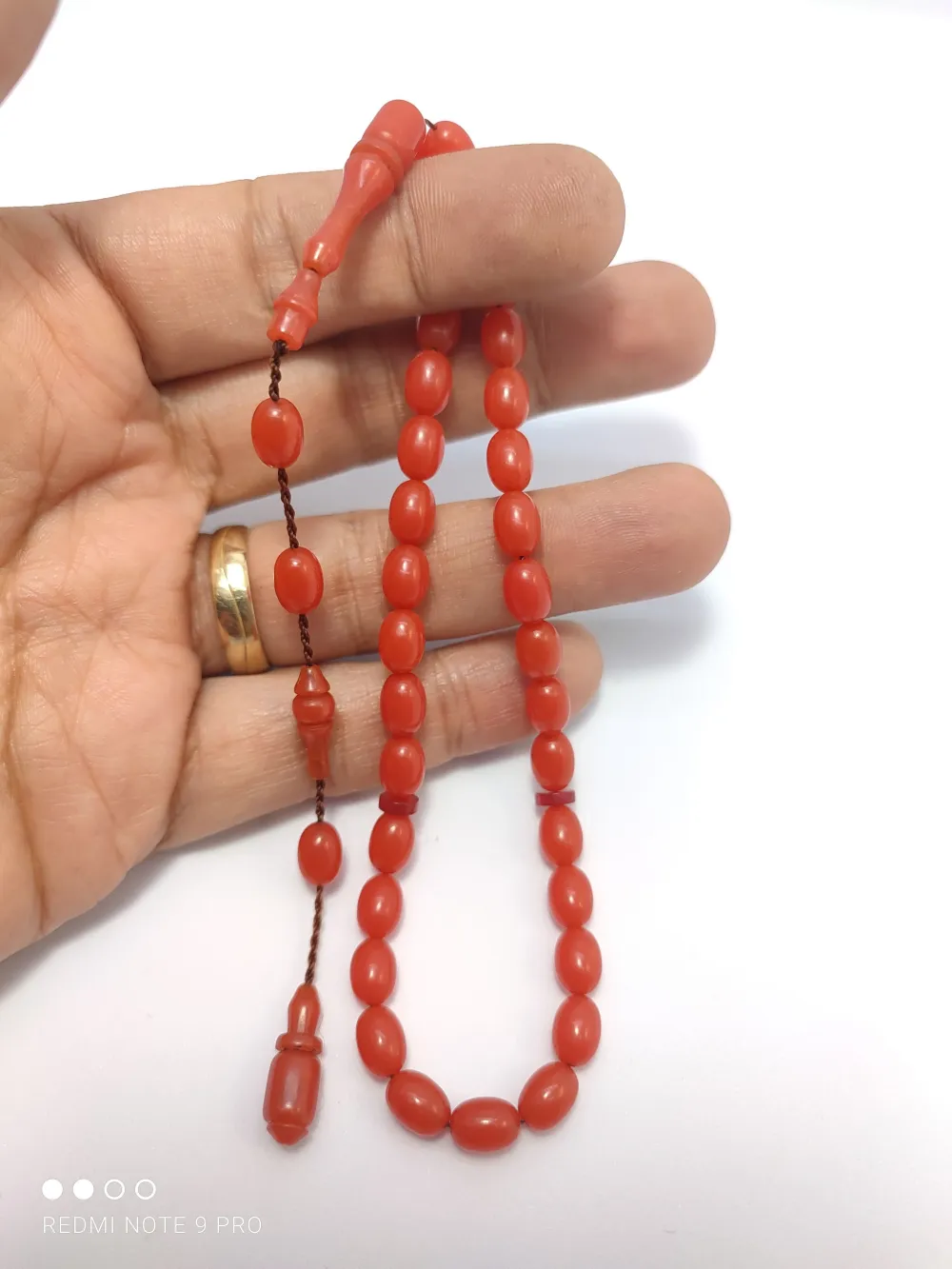 Darabacı Abdullah Usta Eseri̇ El Boy 3 Kat Ci̇lalı Sıkma Kehri̇bar küçük resim 4