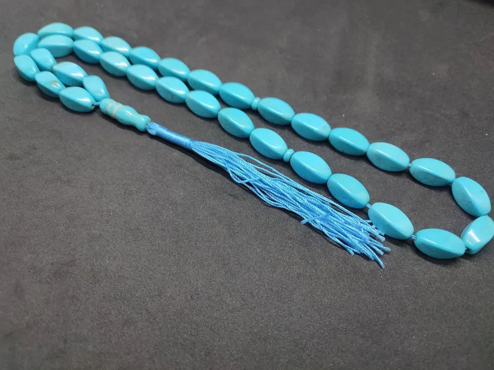 Başka Yerde Yok!!! Kolye Model Naturel Ari̇zona Fi̇ruze küçük resim 2