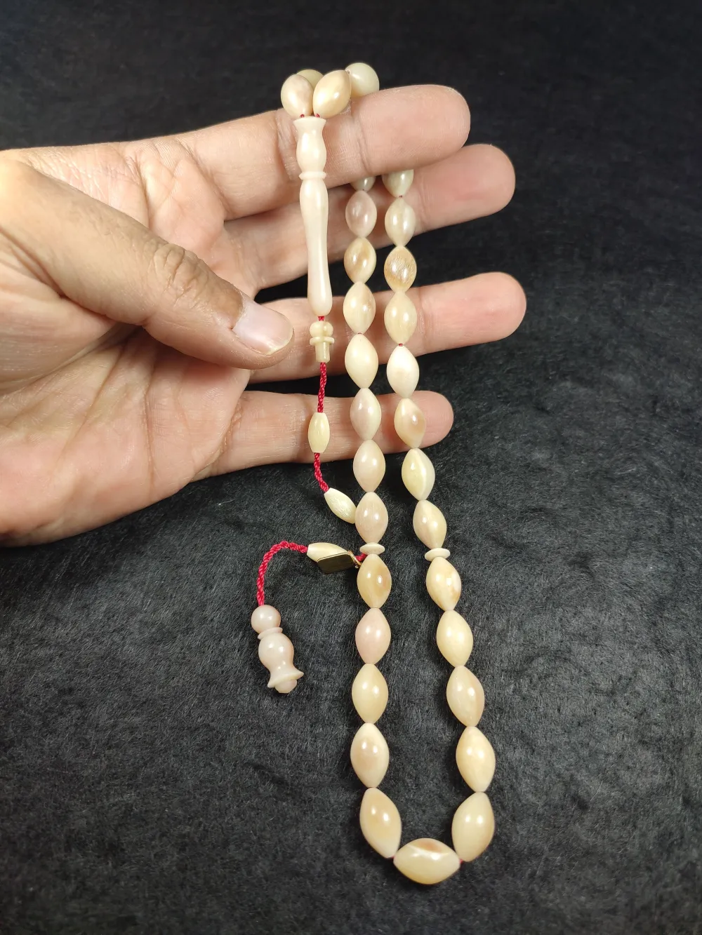 29.23 Gr İskeçeli̇ Cemi̇l Usta Eseri̇ Kendi̇ne Has Kokulu Gergedan Kemi̇ği̇ küçük resim 5