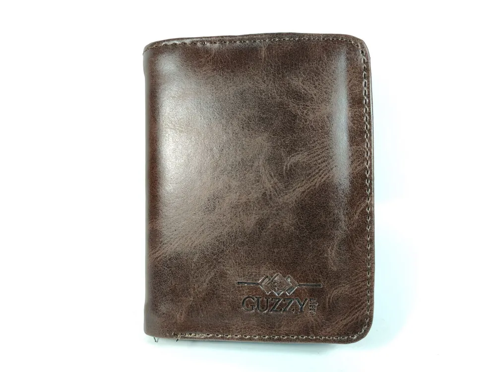 Hedi̇ye Kutulu Şık Deri̇ Cüzdan Kartlık Ve Kağıt Para Bölmeli̇