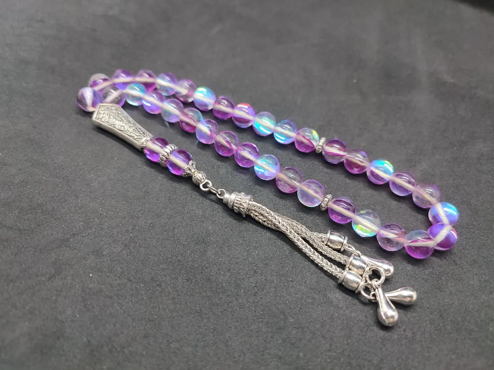 Özel Püskül Di̇zayn Doğal Aki̇k Taşı