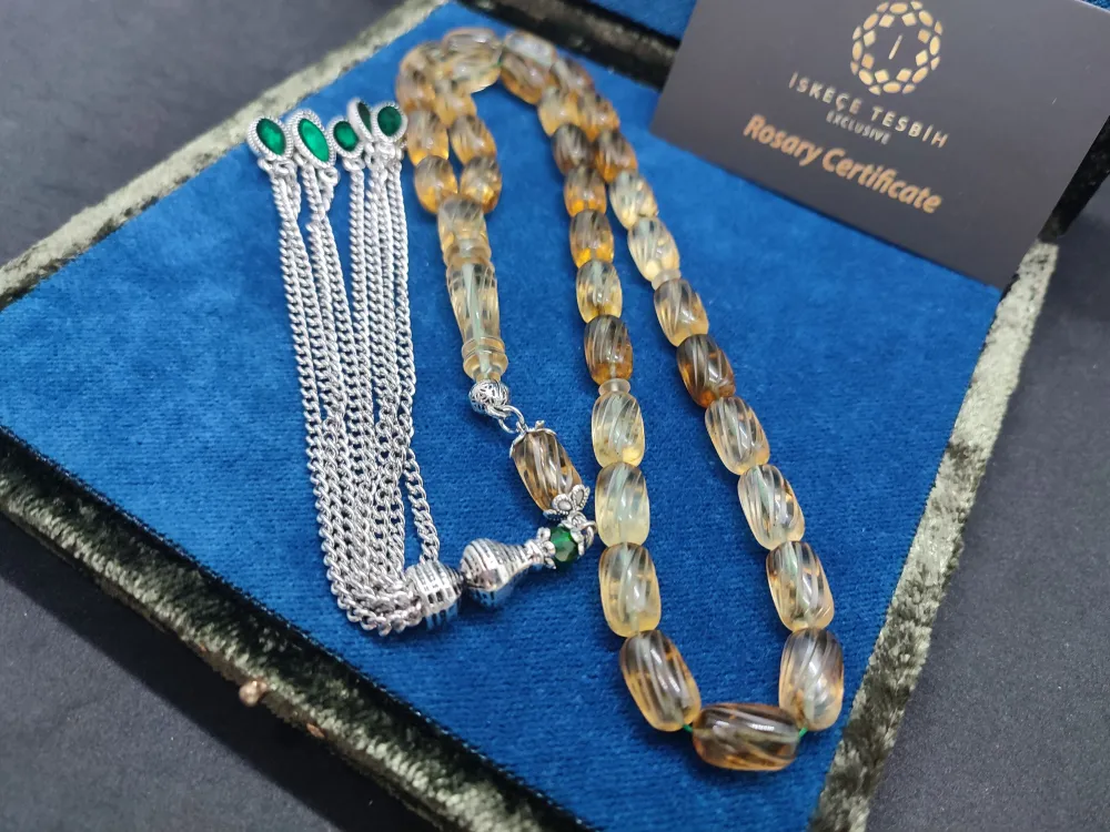 Gümüş Püsküllü Vıp Kutulu 34.10 Gr. Kalem Oyma Ukrayna Damla Kaya küçük resim 4