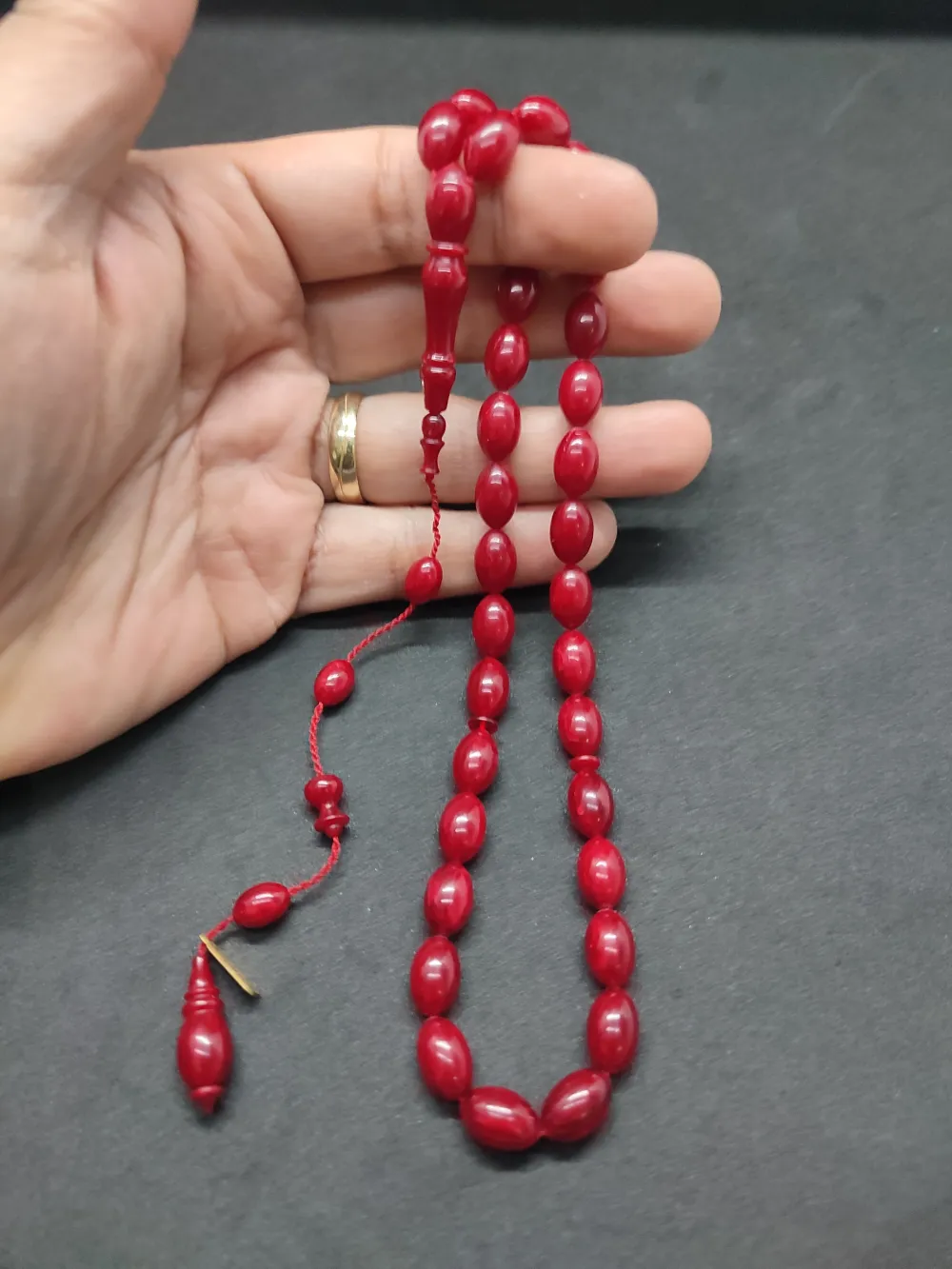 Ali̇ Küçük Usta Eseri̇ Çi̇ft Kat Ci̇lalı Alman Sıkma Kehri̇bar küçük resim 5