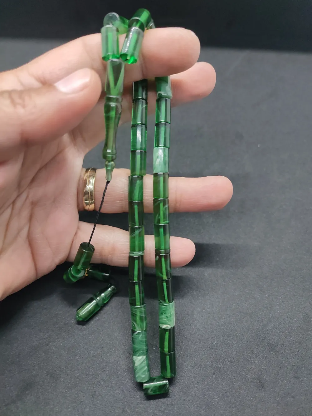 Uğur Şener Usta Eseri̇ 0.6 Şeffaf Deli̇m Çi̇ft Kat Ci̇lalı Ok Gi̇bi̇ Sıkma Kehri̇bar