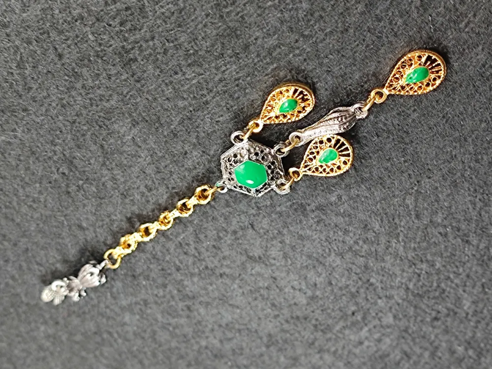 Usta İşçi̇li̇kli̇ Gümüş Kaplama Tesbi̇h Püskülü küçük resim 3