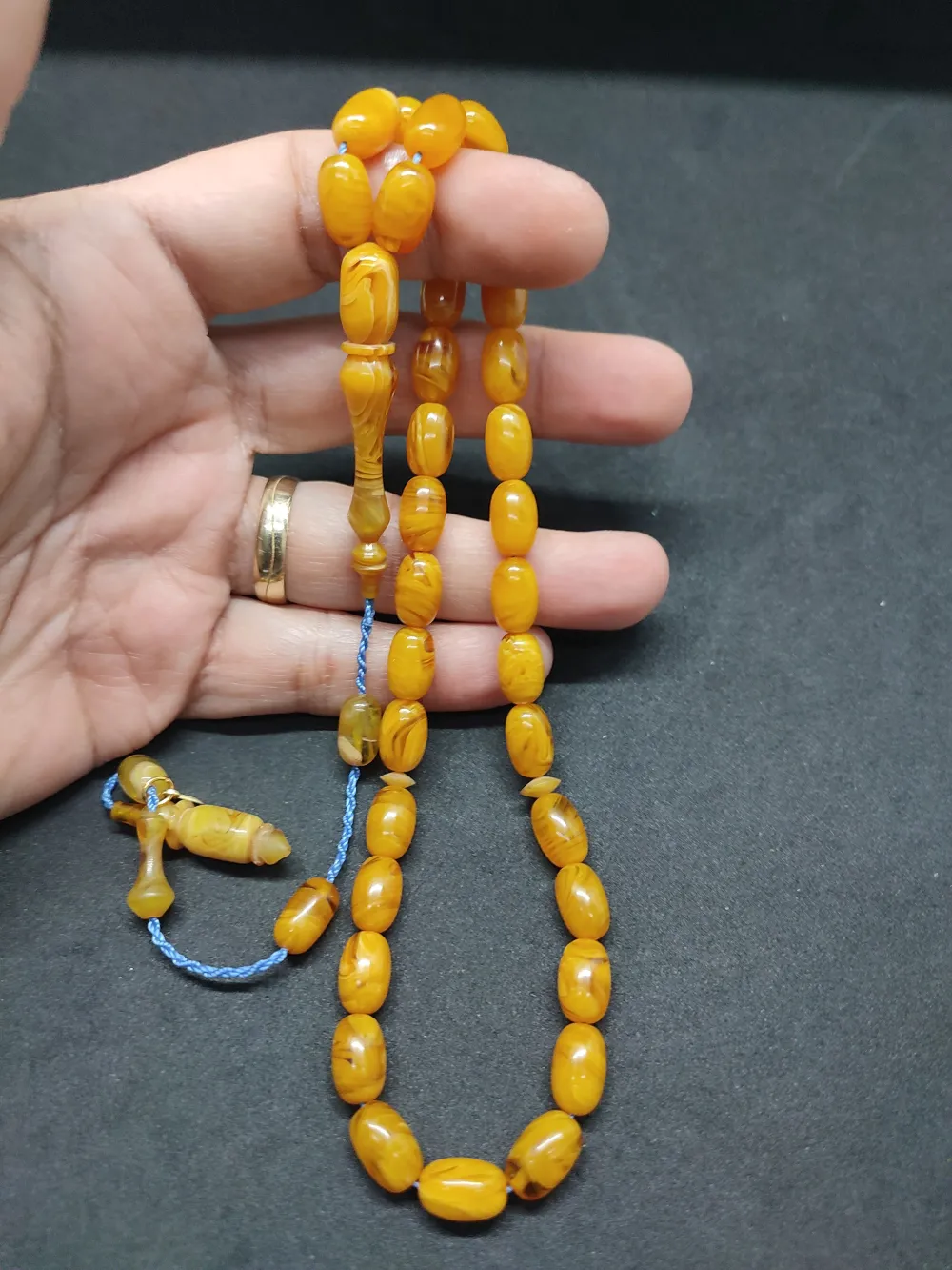 Ayhan Turan Usta Eseri̇ Ful Hare Ful Damar Eski̇ 0.6 Mm Deli̇m Sıkma Kehri̇bar küçük resim 4