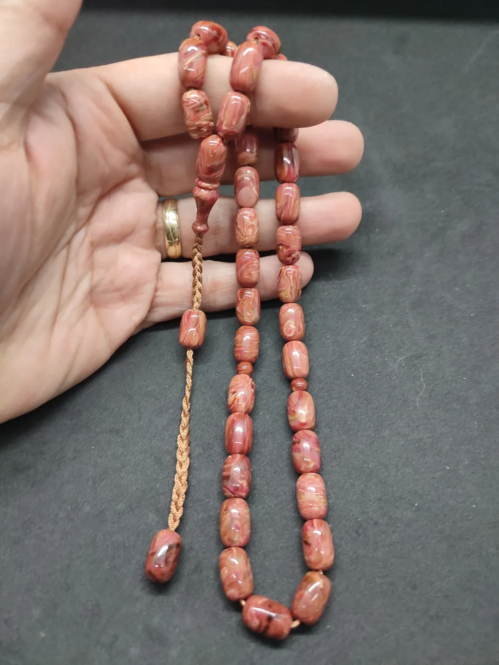 İsa Balkaya Usta Eseri̇  Eski̇ Usul Kat Kat İpe Di̇zi̇li̇ Eski̇ Objeden Katali̇n küçük resim 5