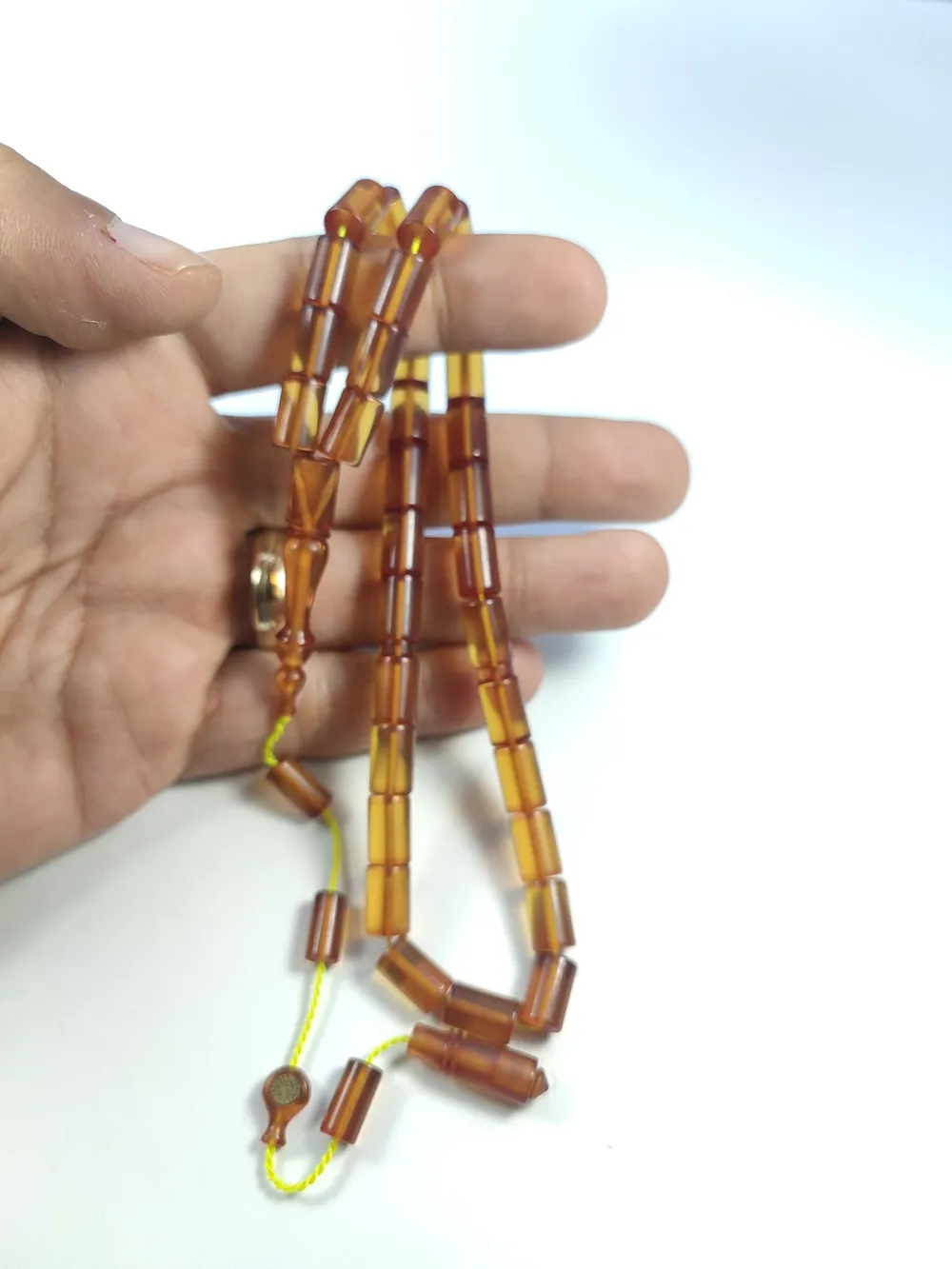 Mehmet Sancaktar Usta İşi̇ İmzalı Mühürlü  Zar Kehri̇bar küçük resim 4