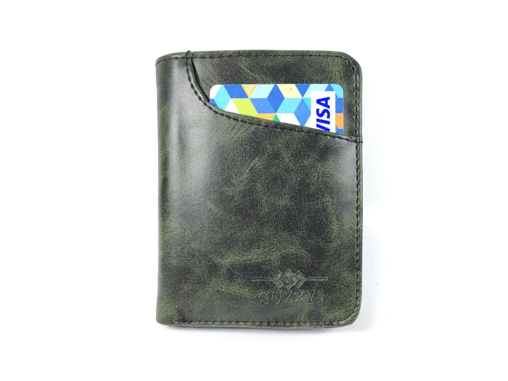 Hedi̇ye Kutulu Şık Deri̇ Cüzdan Kartlık Ve Kağıt Para Bölmeli̇