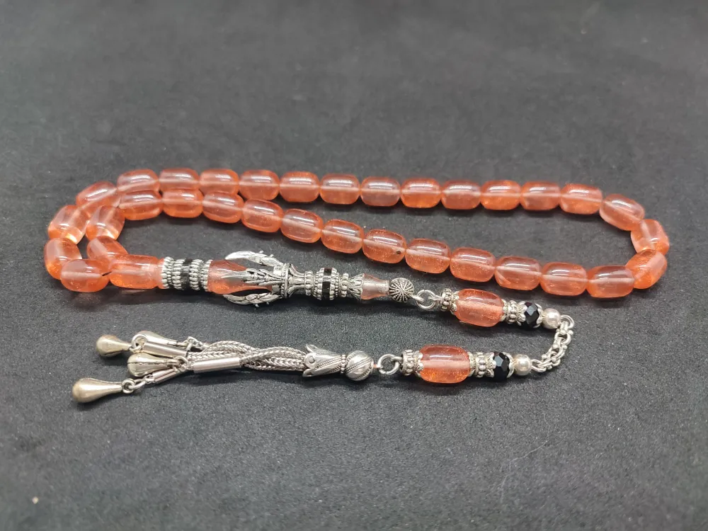 Zeyn Usta Eseri̇ Gümüş Nakkaş İmame Pençe Model Senteti̇k Opal küçük resim 3