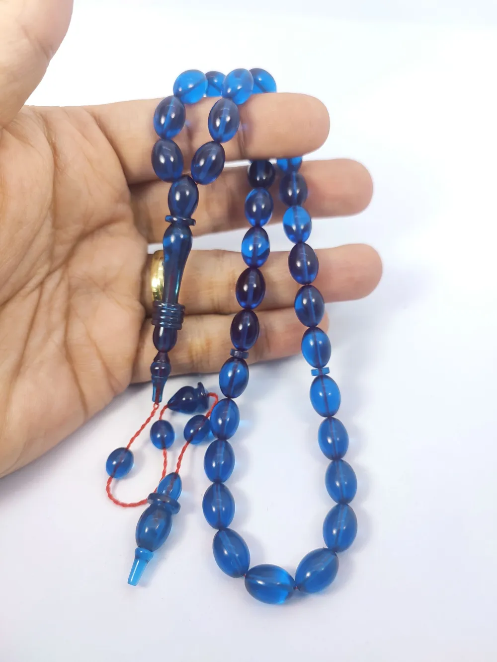 Ahmet Eryılmaz Usta Eseri̇ 0.6 Şeffaf Deli̇m İmame Halkalı Çi̇ft Ci̇lalı Alman Zar küçük resim 5