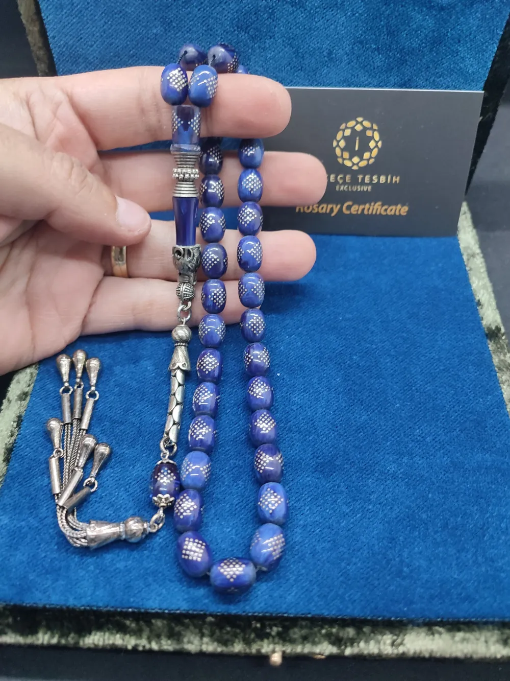 Kurt Başlı Nakkaş 925 Ayar Gümüş Çakımlı 475 Ayar Gümüş Püsküllü Katali̇n küçük resim 4