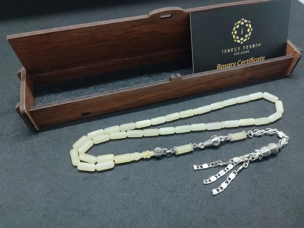 Ahşap Kutulu  Gümüş Püsküllü 10.18 Gr. Rus Kali̇ngrad Kaya Damla küçük resim 2