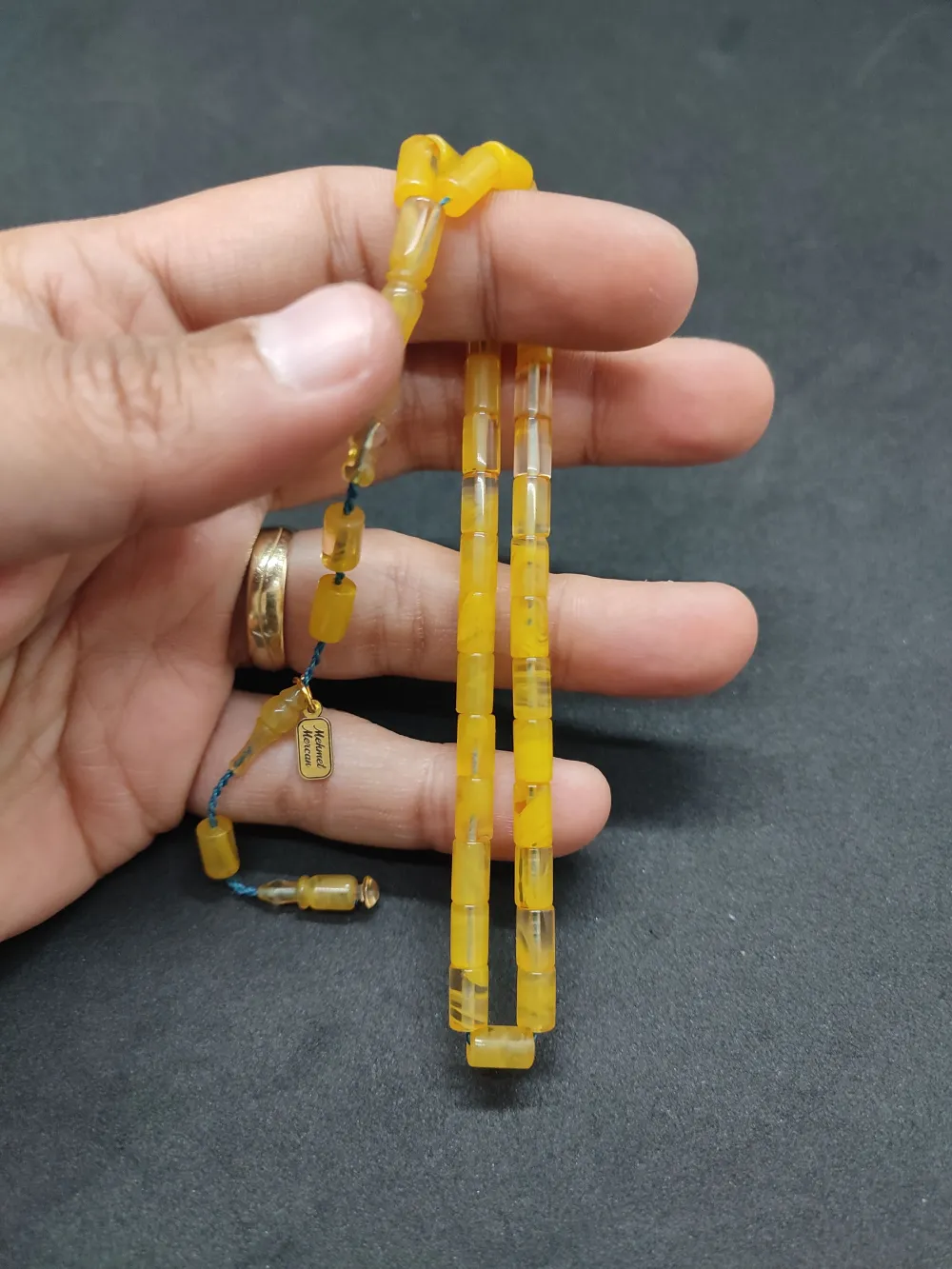 Mehmet Mercan Usta Eseri̇ Bi̇lek Boy Ok Gi̇bi̇ Kesme Sıkma Kehri̇bar küçük resim 4