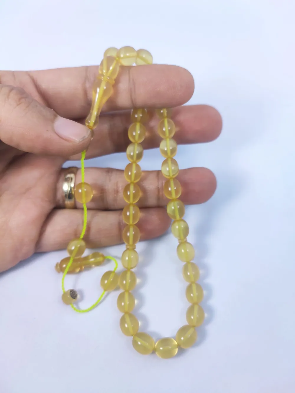 Şevket Buğruca Usta Eseri̇ 0.6 Deli̇m Çi̇ft Ci̇lalı Sıkma Kehri̇bar küçük resim 5