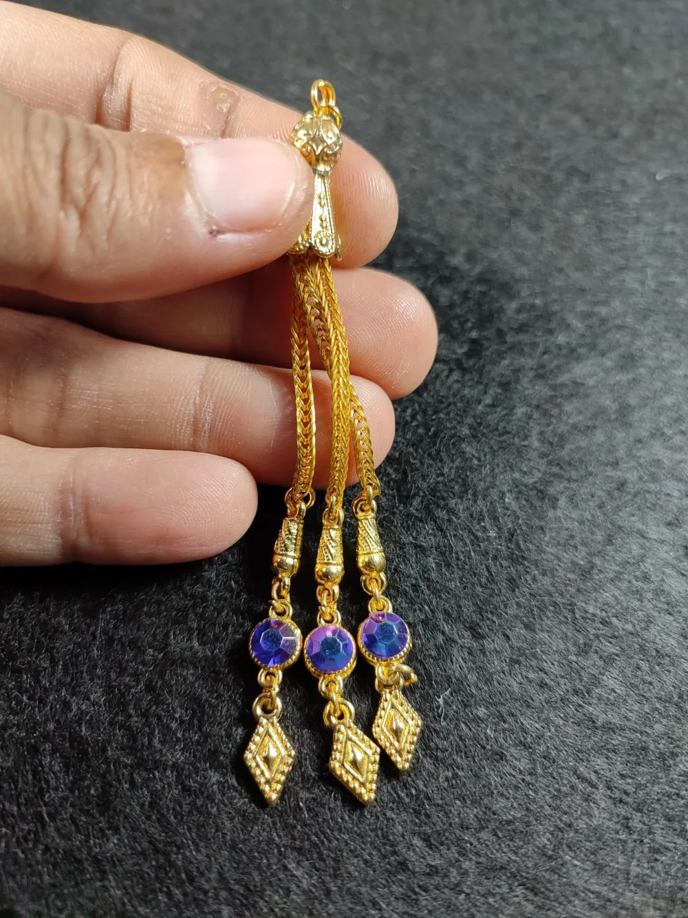 Alman Gümüş Tesbi̇h Püskülü