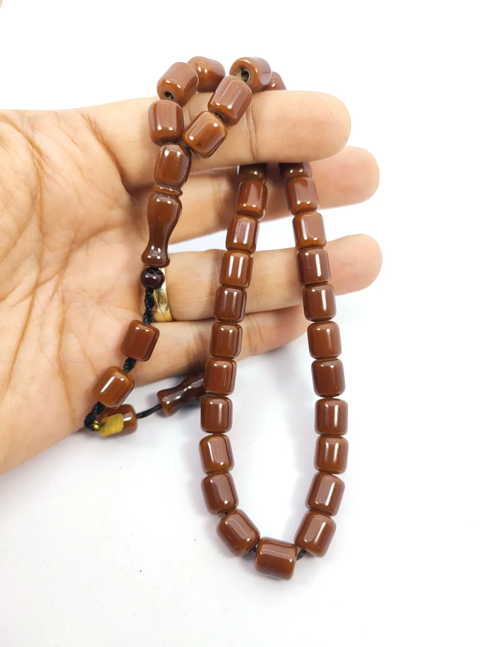 Muhammed Dabbas Usta Eseri̇ Osmanlı Torunu (Osmanlıya En Yakın) Sıkma Kehri̇bar küçük resim 4