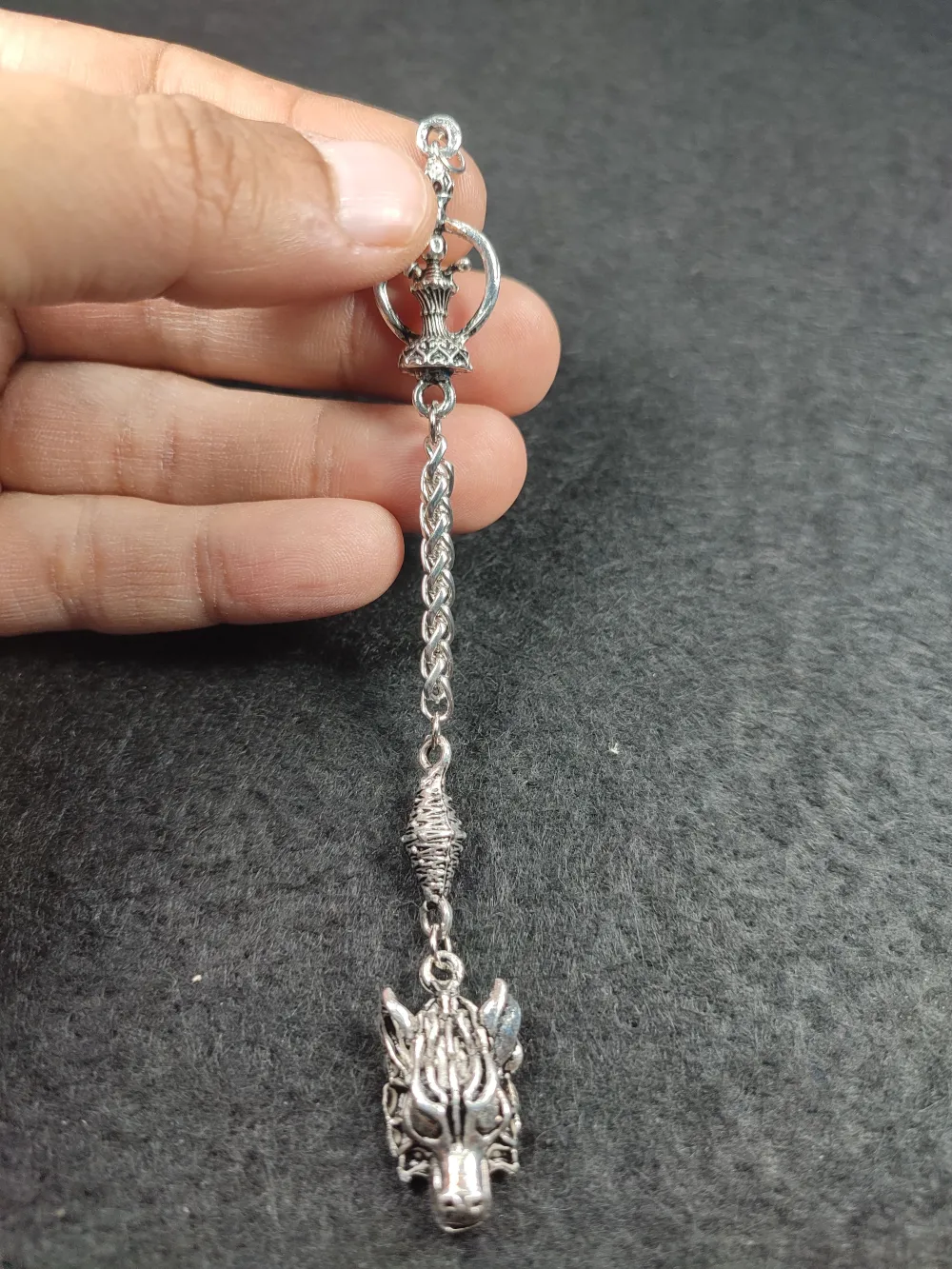 Usta İşçi̇li̇kli̇ 0.5 Mi̇kron 925 Ayar Gümüş Kaplama Tesbi̇h Püskülü küçük resim 2