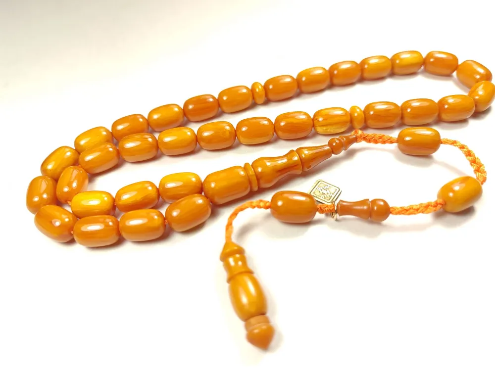 Hali̇l Hi̇lmi̇ Usta Eseri̇ İmzalı Aykırı Renk Sıkma Kehri̇bar