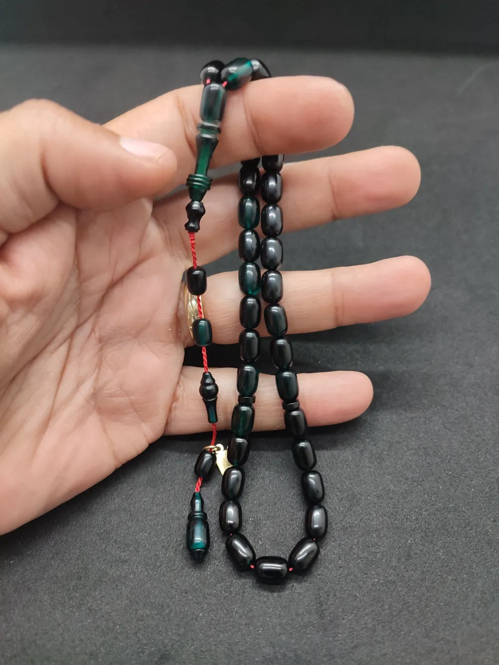 Furkan Gül Usta Eseri̇ El Boy İmame Halkalı Sıkma Kehri̇bar küçük resim 5