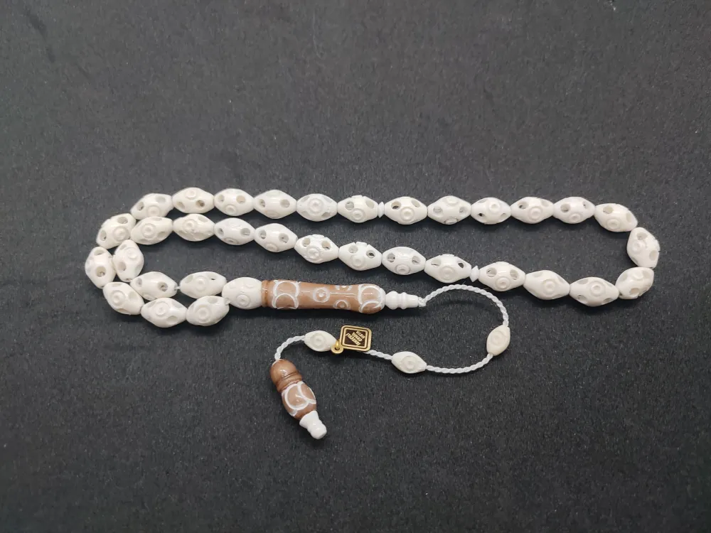 Başka Yerde Yok!!! İskeçeli̇ Cemi̇l Usta Eseri̇ Full Kalem Oyma  Deve Kemi̇ği̇ küçük resim 2