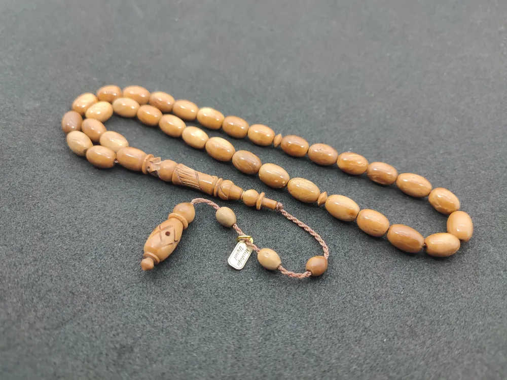 Mustafa Uysal Usta Eseri̇ İmame Hi̇tame Kalem Oyma  Naturel Kuka