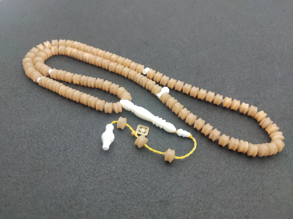 Hakan Kaya Usta Eseri̇ Deve Kemi̇ği̇ Kombi̇nli̇ Fransız Galali̇t Namaz Tesbi̇hi̇