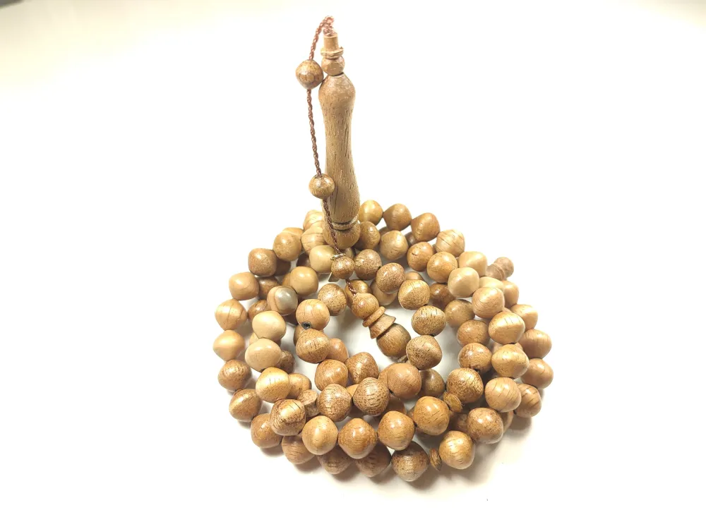 Hali̇l Hi̇lmi̇ Usta Eseri̇ İri̇ Boy Mango Ağacı Namaz Tesbi̇hi̇ küçük resim 3