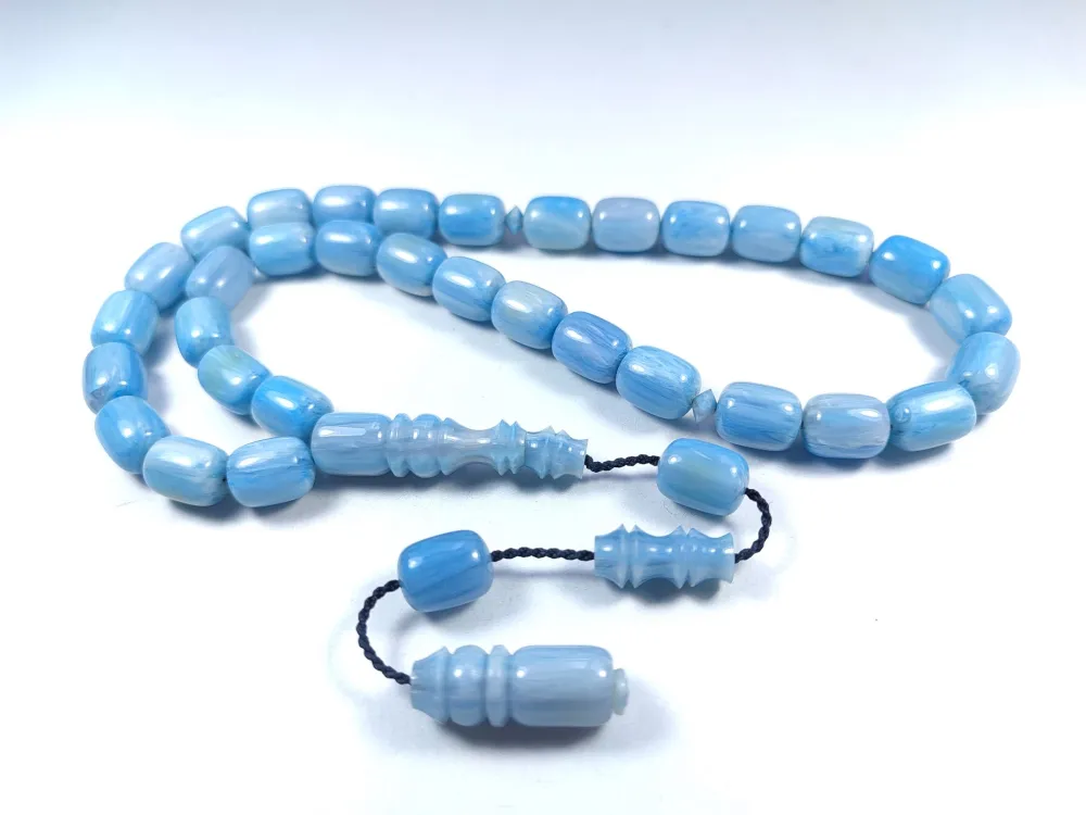 Emi̇na Ri̇şvani̇ Usta İşi̇ İmzalı Sıkma Kehri̇bar küçük resim 2