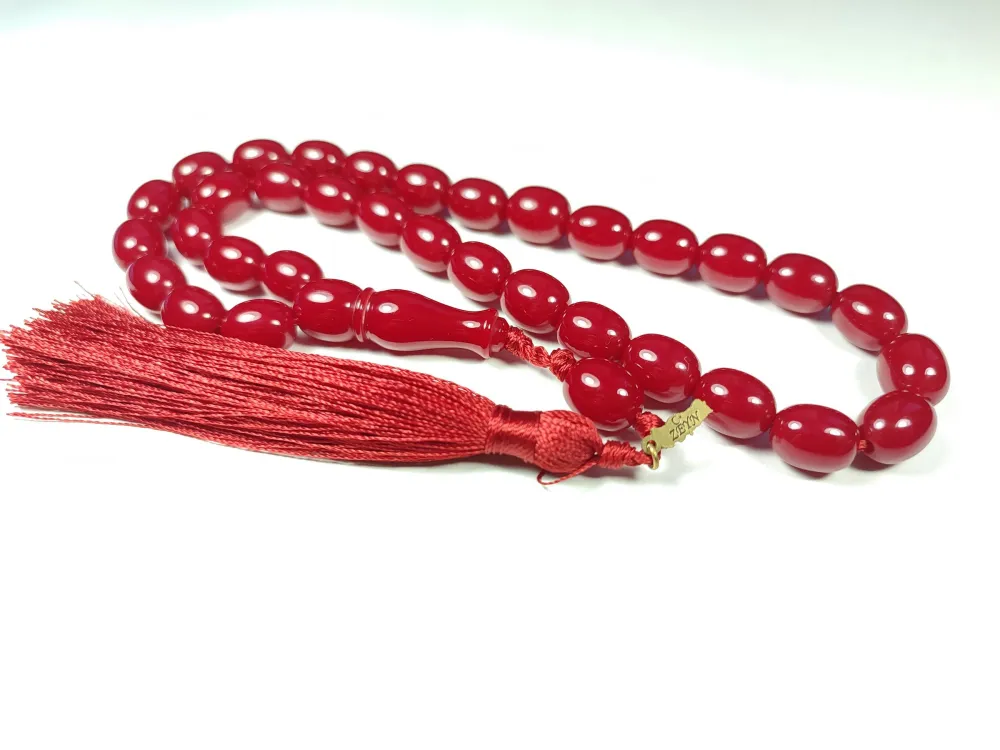 Ebu Zeyn Usta İşi̇ İmzalı Mühürlü Sıkma Kehri̇bar küçük resim 2