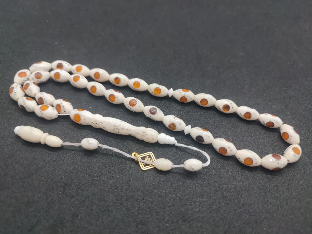 İskeçeli̇ Cemi̇l Usta Eseri̇ Bronz Çakımlı Mi̇neli̇  Deve Kemi̇ği̇