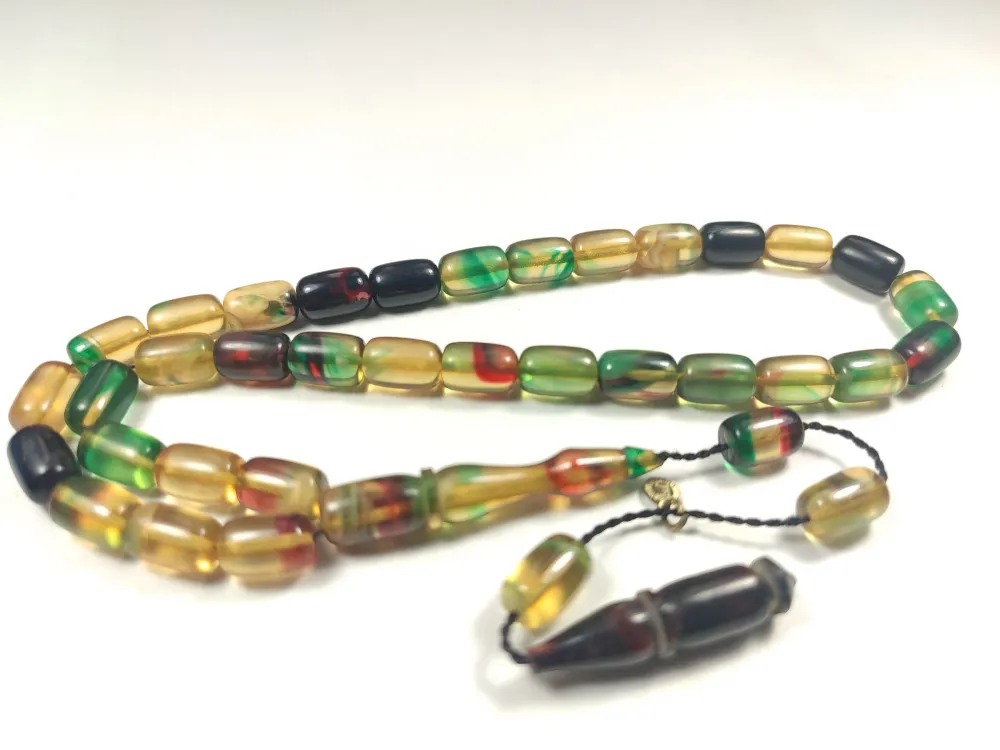 Erkan Çubukçu Usta İşi̇ İmzalı Mühürlü Ateş-İ Kehri̇bar küçük resim 3