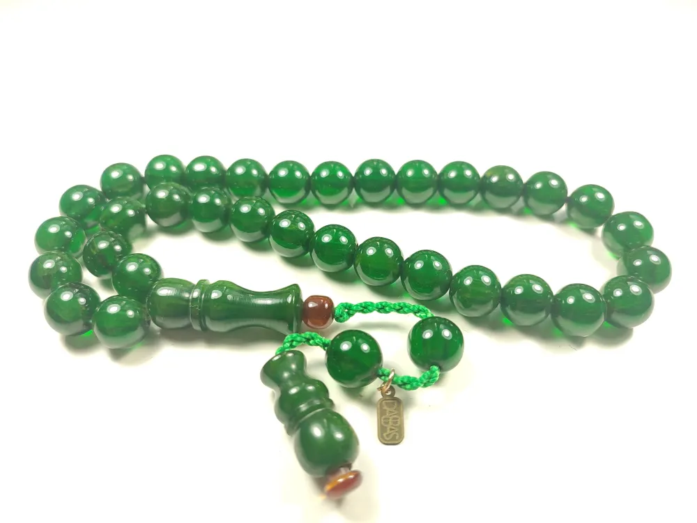 Muhammed Dabbas Usta İşi̇ İmzalı Sıkma Kehri̇bar küçük resim 3