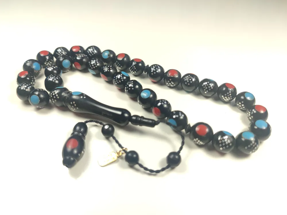 Hali̇l Hi̇lmi̇  İmzalı 925 Ayar Gümüş Çakımlı Mi̇ne Ve Fi̇ruze Taşı İşlemeli̇  Kuka