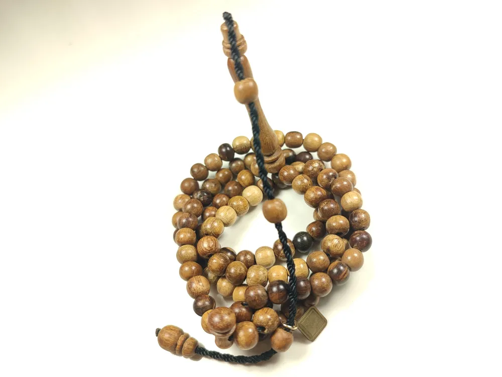 Hali̇l Hi̇lmi̇ Usta Eseri̇ Macassar Ağacı Namaz Tesbi̇hi̇