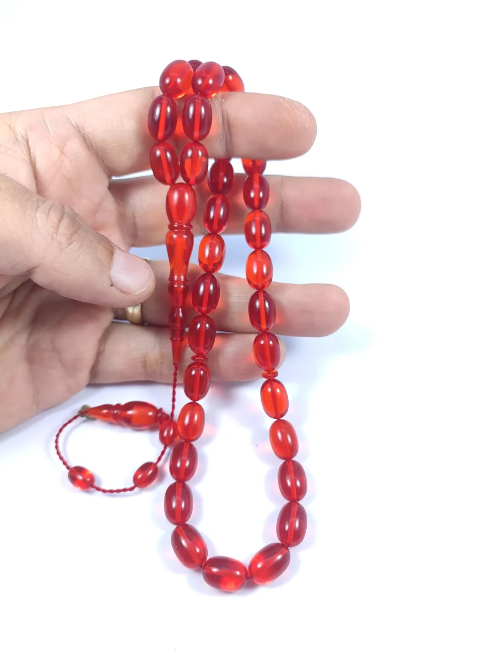 Mehmet Arıcı Usta Eseri̇ 0.6 Mm Deli̇m Çi̇ft Zımpara Çi̇ft Ci̇lalı Ateş-İ Kehri̇bar küçük resim 4