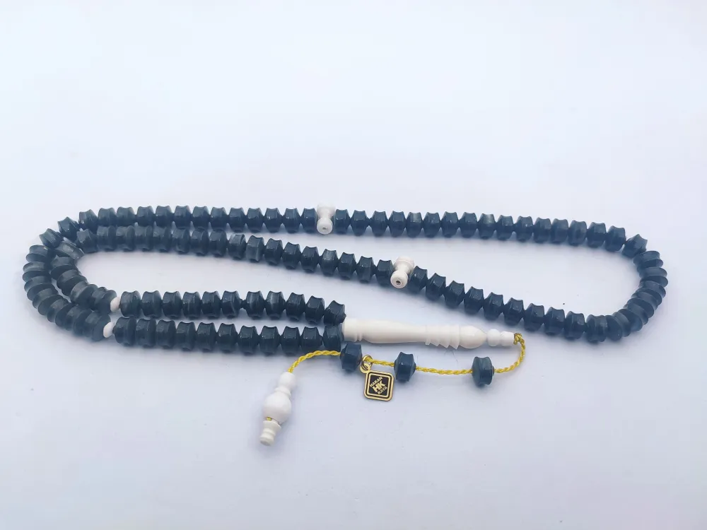 Hakan Kaya Usta Eseri̇ Deve Kemi̇ği̇ Kombi̇nli̇ Fransız Galali̇t Namaz Tesbi̇hi̇ küçük resim 3