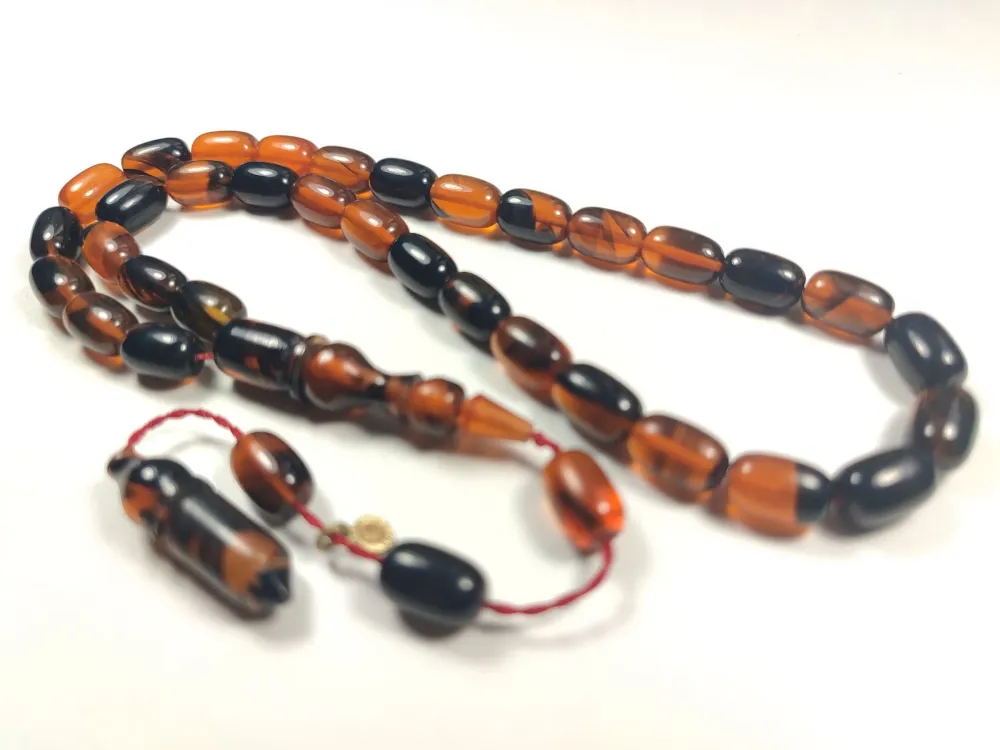 Erkan Çubukçu Usta İşi̇ İmzalı Mühürlü Sıkma Kehri̇bar